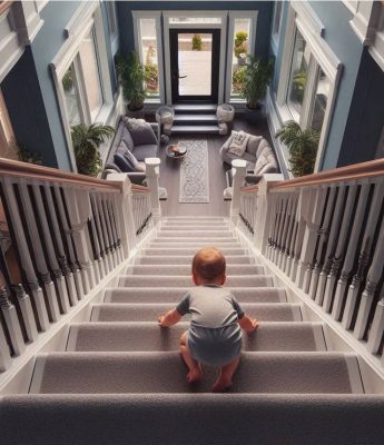 alerter haut d escalier