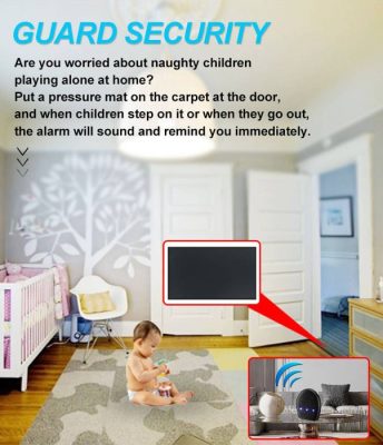 Call System Floor Mat Sensor alarm for kids Caremat