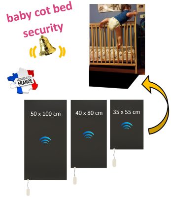 wireless alarm sensor bed mat for baby